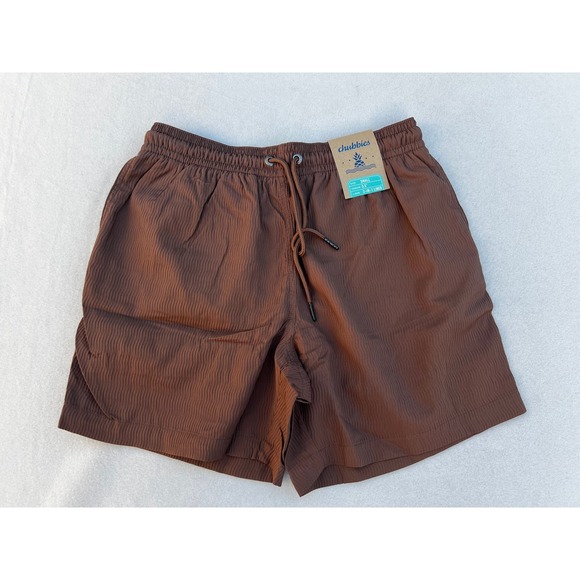 chubbies Other - Chubbies The Hot Chocolates Textured Lined Swim Shorts Mens Small 2-in-1